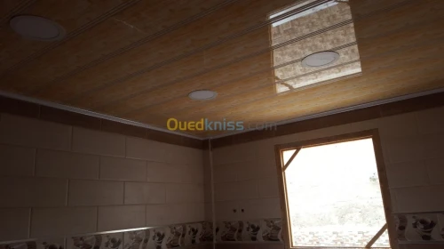 montage  faux plafon, mdf, pvc  