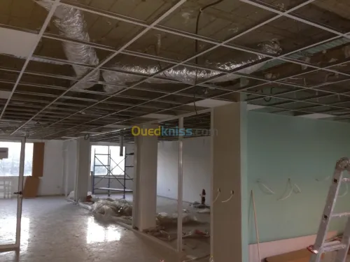 Ba 10 ba13 separation faux plafond