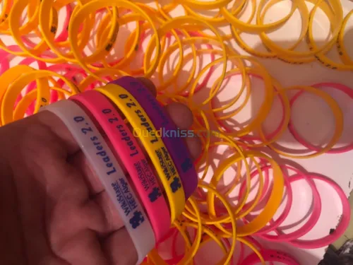 Bracelet silicone et port clé. 3D & 2d
