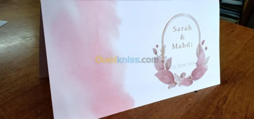 carte invitation mariage