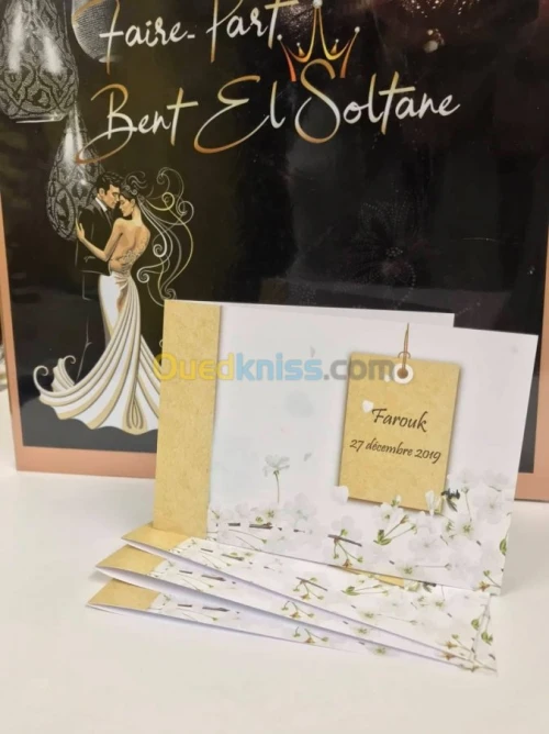 carte invitation mariage