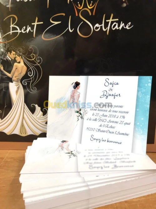carte invitation mariage