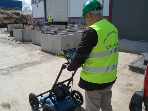 Travaux de fibre optique et location 