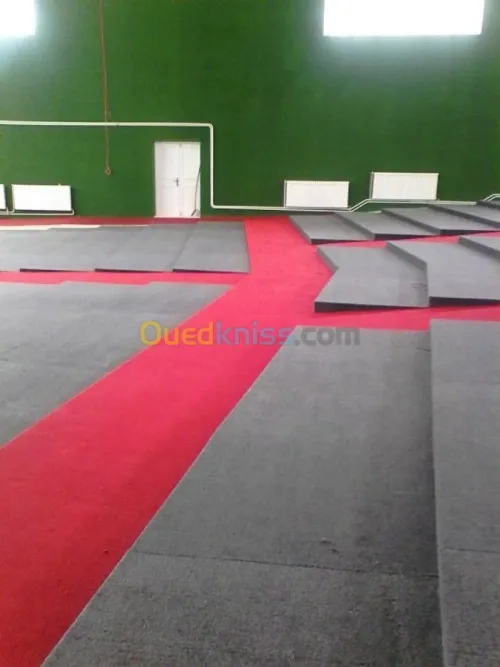 Tapis salle de sport.moquette.gerflex