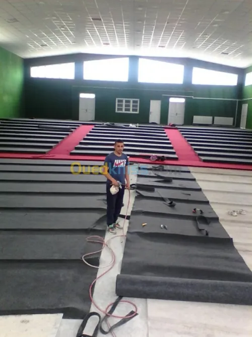 Tapis salle de sport.moquette.gerflex