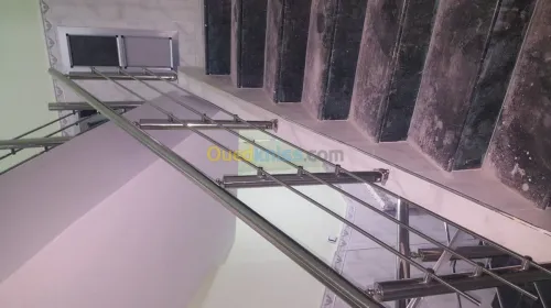 Rramp d'escalier en inox  Garde Corp 