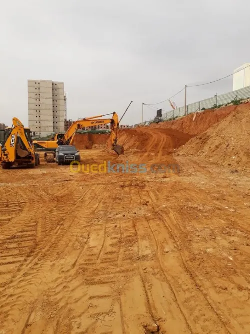 travaux terrassement et  demolition 