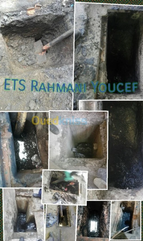 Vidange fossé septiques Cave curage 