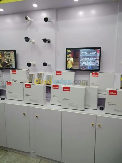 Alarme et caméras detection incendie 