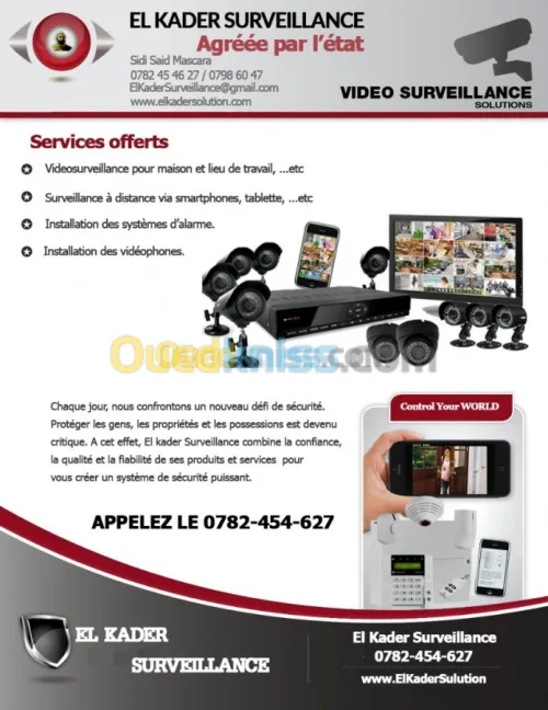 installation camera de surveillance