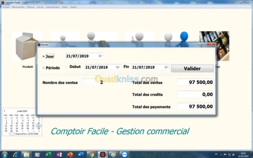 Logiciel Comptoir Facile commercial