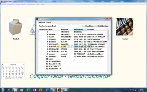 Logiciel Comptoir Facile commercial