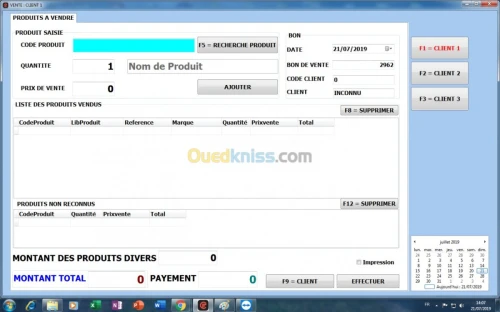 Logiciel Comptoir Facile commercial