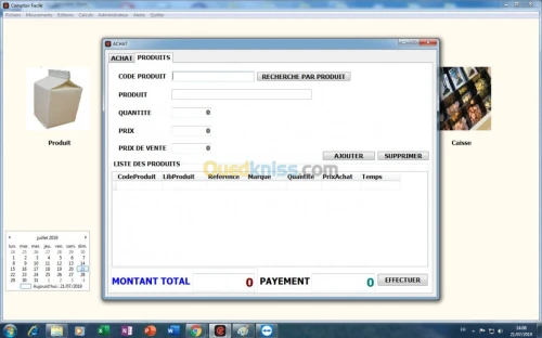 Logiciel Comptoir Facile commercial