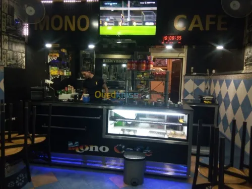 Fabrication sur musur café et pâtissie