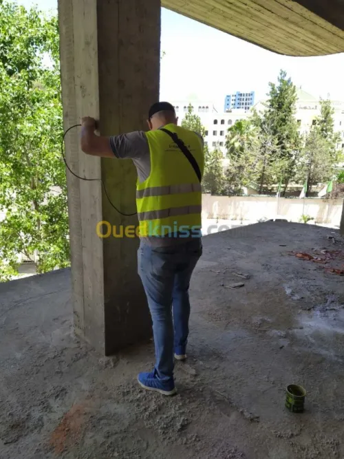 Controle de béton & Carottage & Sol