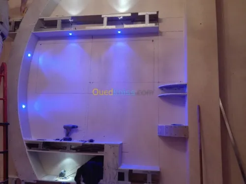 Décoration avec placoplâtre
