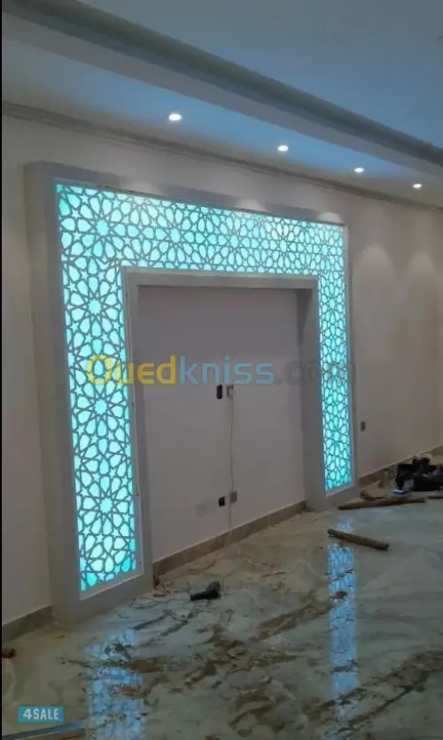 Décoration avec placoplâtre