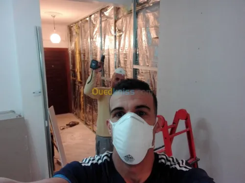 Décoration avec placoplâtre