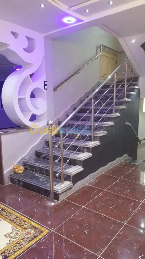 rampe escalier en inox