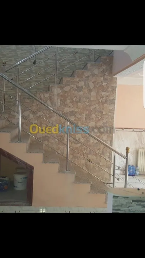 rampe escalier en inox