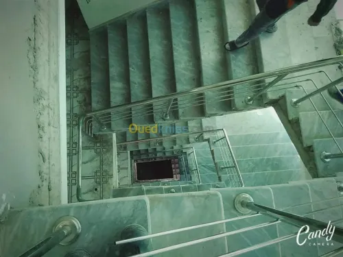 rampe escalier en inox