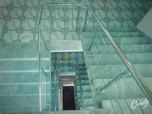 rampe escalier en inox