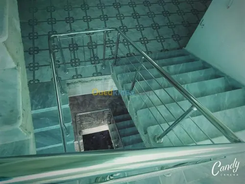 rampe escalier en inox
