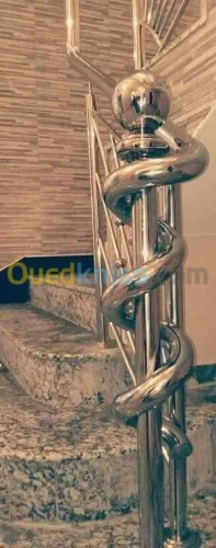 rampe escalier en inox