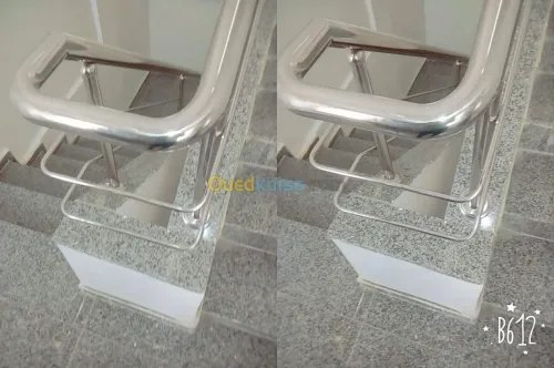 rampe escalier en inox