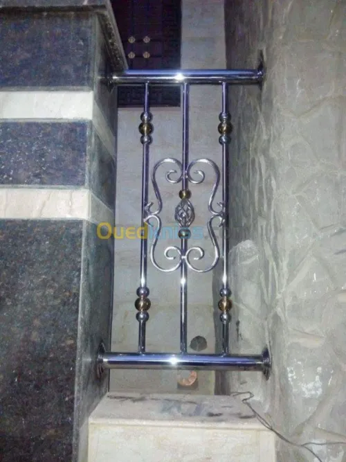 rampe escalier en inox