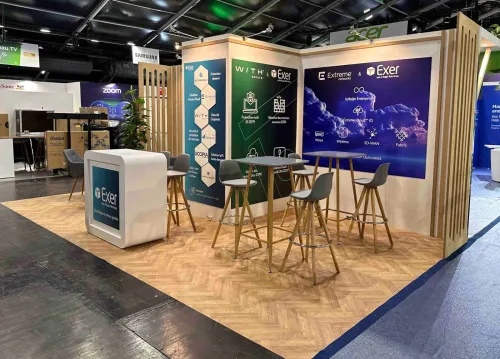 Design 3D professionnel pour stands d'exposition sur mesure - CapCreative