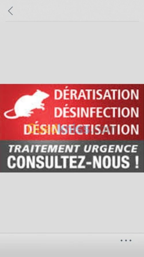 désinsectisation dératisation 4d