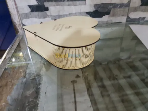 Gravure découpe laser - sérigraphie 