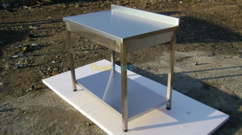 meubles inox table chariot hotte inox