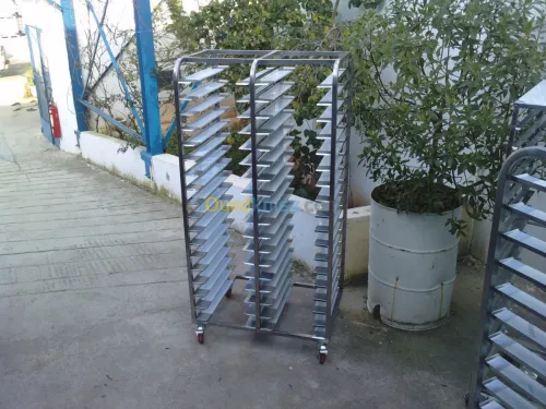 meubles inox table chariot hotte inox
