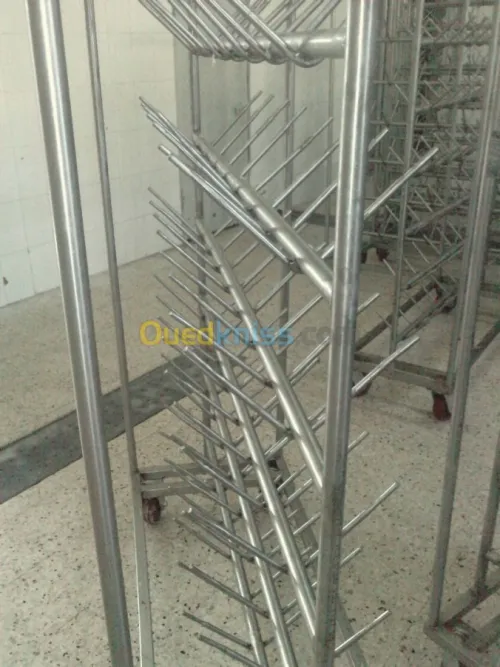 meubles inox table chariot hotte inox