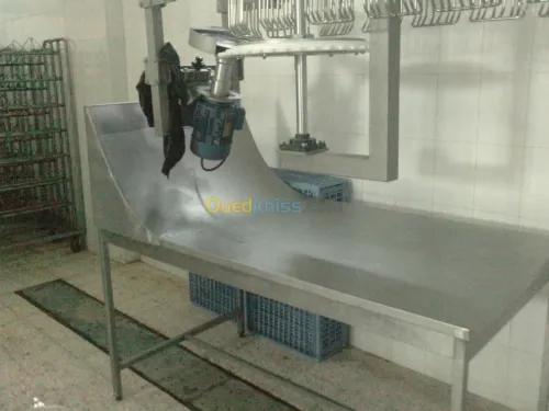 meubles inox table chariot hotte inox