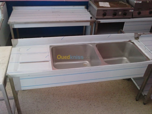 meubles inox table chariot hotte inox