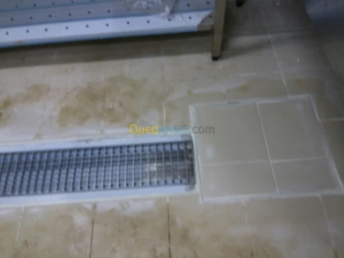 meubles inox table chariot hotte inox