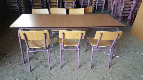 Fabrication chiases et tables scolaire