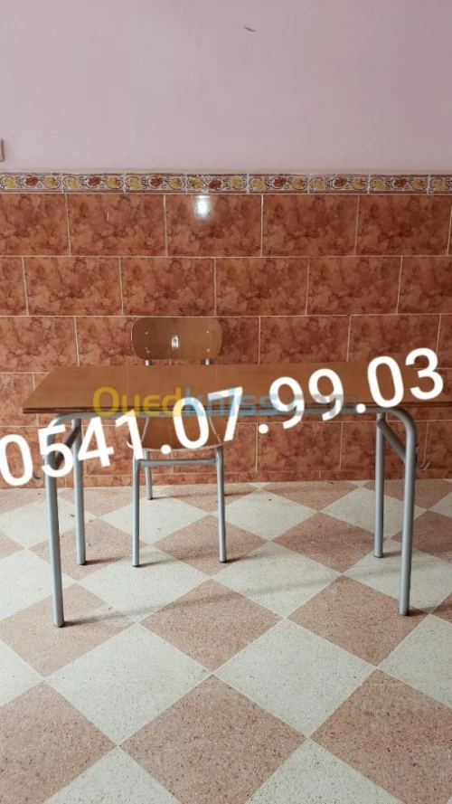 Fabrication chiases et tables scolaire