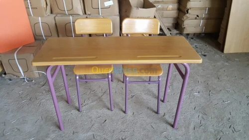 Fabrication chiases et tables scolaire