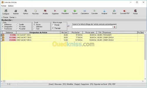 Logiciel de gestion commerciale