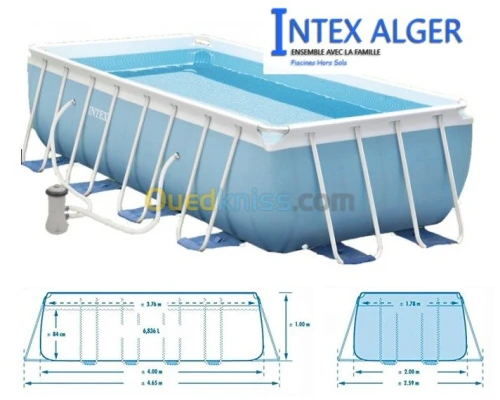 Piscine hors sol Intex - 400x200x100cm