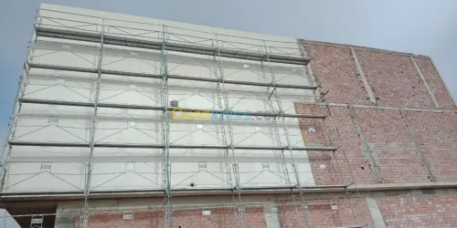 revêtement de façade en  Monocouche