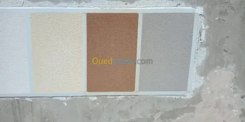 revêtement de façade en  Monocouche
