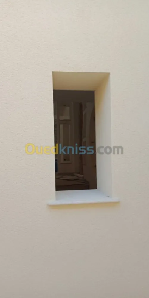 revêtement de façade en  Monocouche