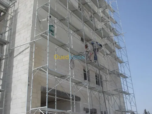 revêtement de façade en  Monocouche