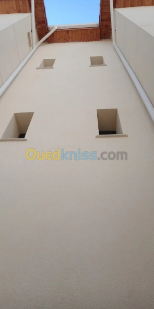 revêtement de façade en  Monocouche